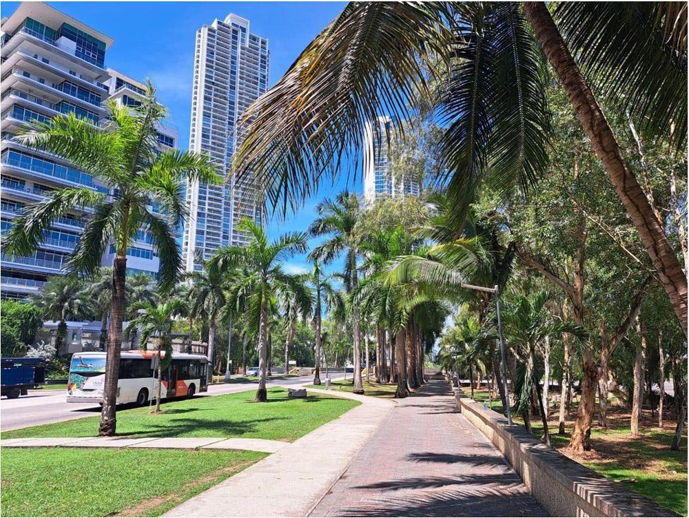Costa del Este is a city within a city: more than 50 multinational offices, the region's best international schools, a Johns Hopkins-affiliated hospital, malls and 100 restaurants inside two miles.